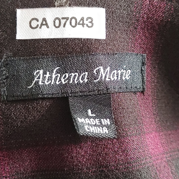 Athena Marie Blazer Jacket Black/Purple Size L - Picture 8 of 10